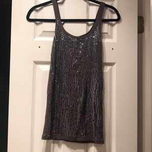 Sequin tank top